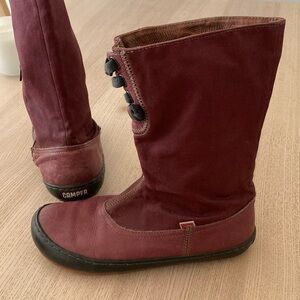 CAMPER mid calf canvas boots 39